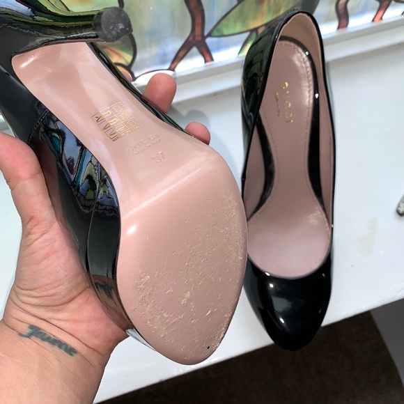 Authentic Gucci Patent Leather Heels - Picture 6 of 11